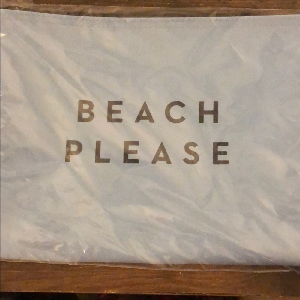 Beach please swimsuit bag.